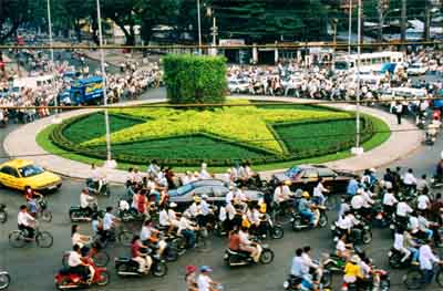 vietnam Business as usual - millions of people are always on the move.